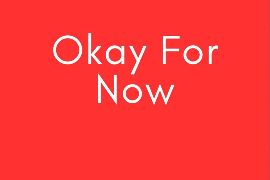 Summary of Okay For Now